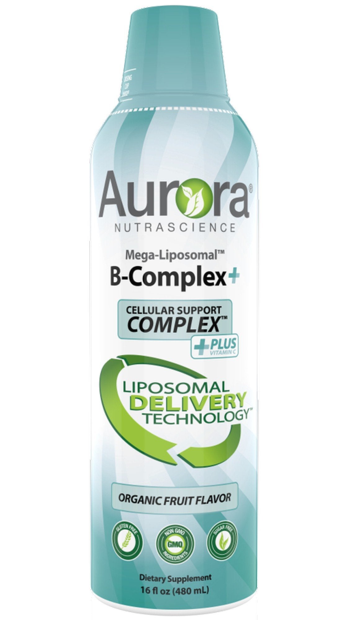 Vida Lifescience Aurora Nutrascience Mega-Liposomal B-Complex+ Vitamin C 16 oz Liquid