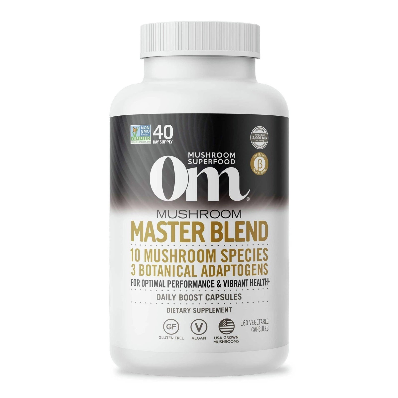 Om Mushrooms Mushroom Master Blend 160 Capsule