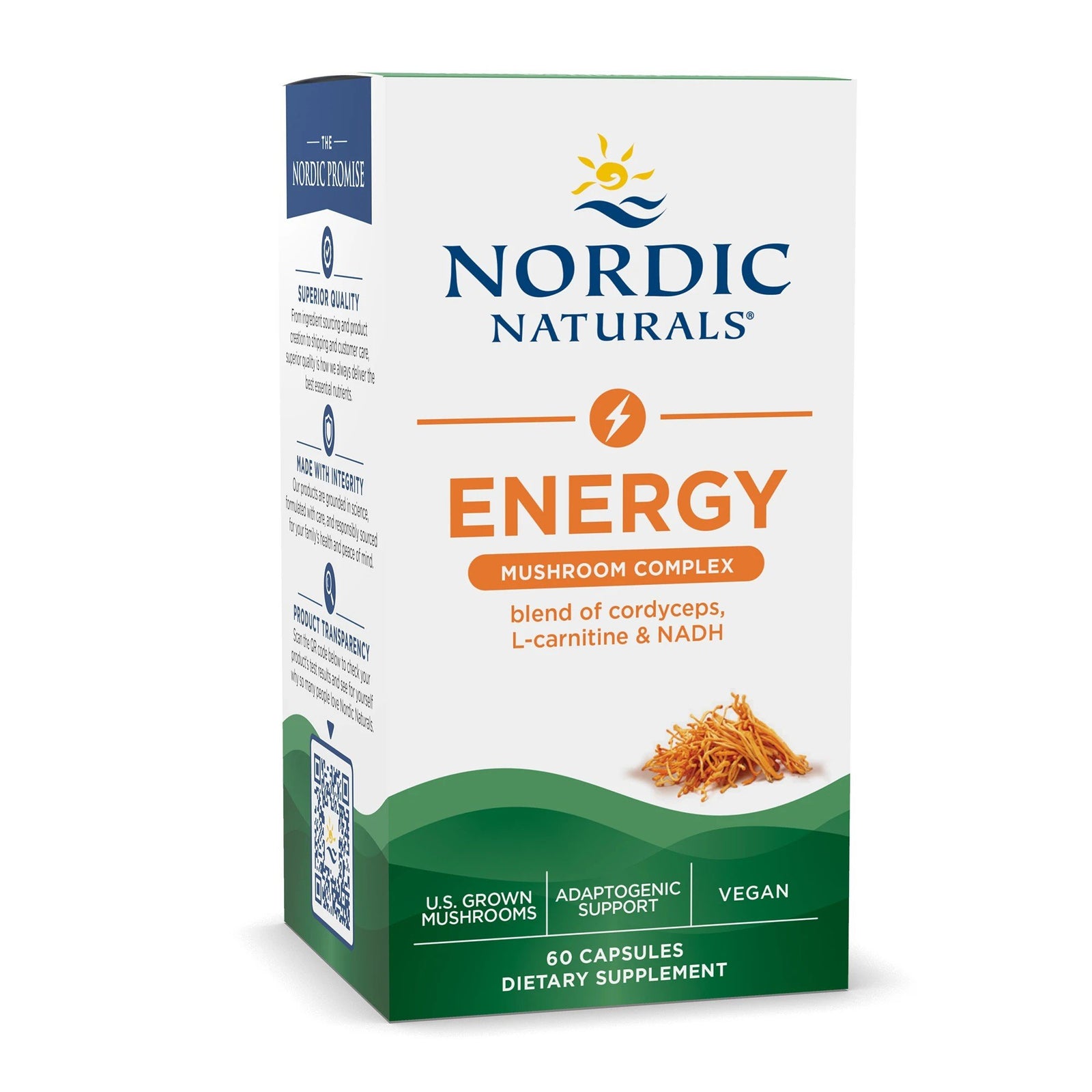 Nordic Naturals Energy Mushroom Complex 60 Capsule