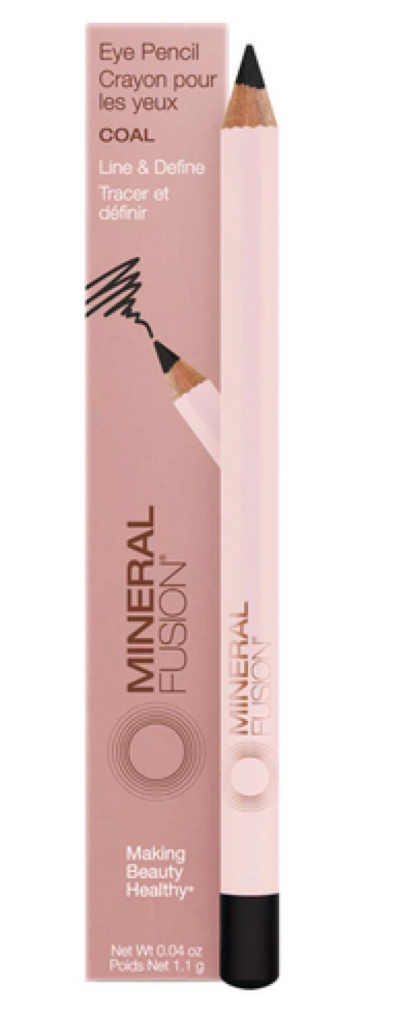 Mineral Fusion Eye Pencil Coal 0.04 oz Pencil