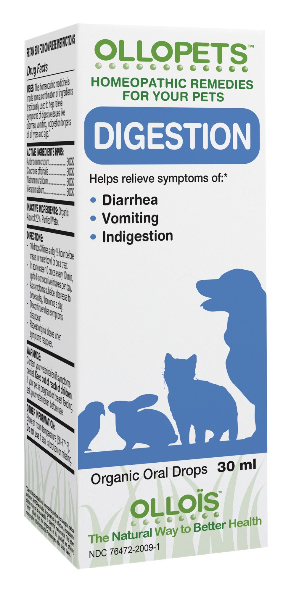 Ollois Homeopathics OLLOPETS Digestion 1 fl oz Liquid