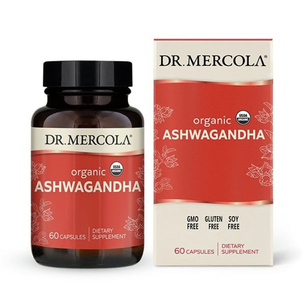 Dr. Mercola Organic Ashwagandha 60 Capsule