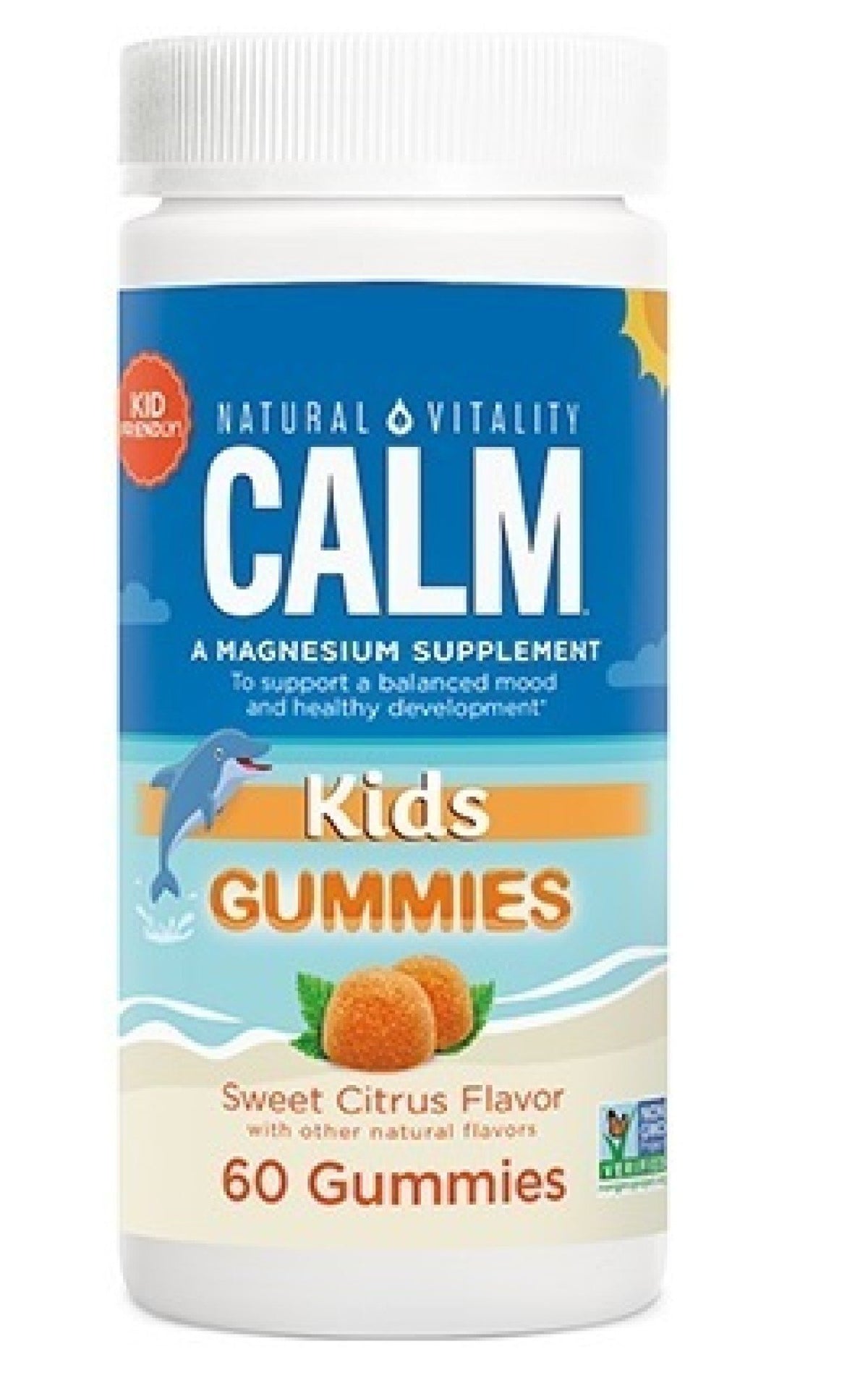 Natural Vitality Calm Kids Gummies Sweet Citrus 60 Gummy