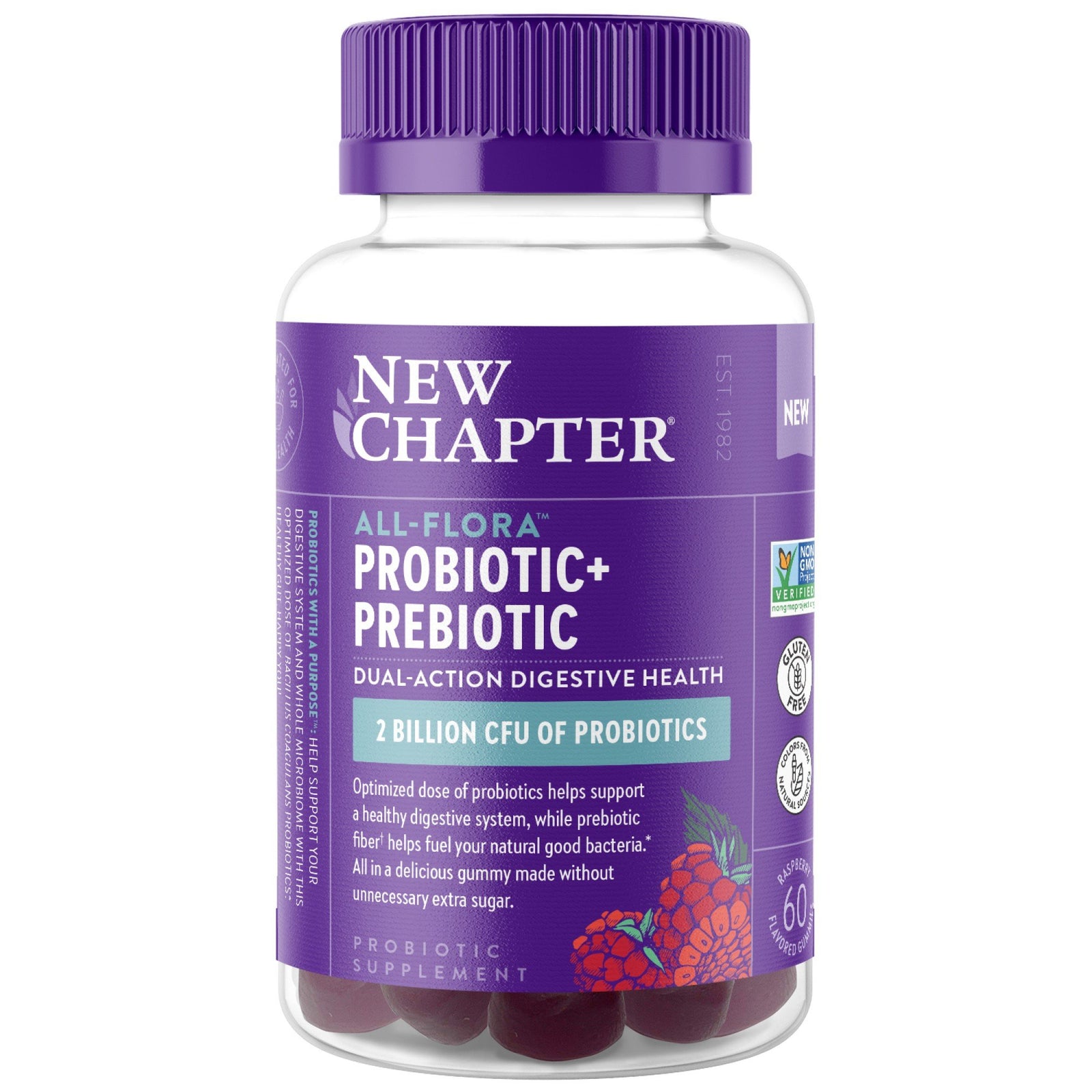 New Chapter All-Flora Probiotic & Prebiotic Dual 60 Gummy