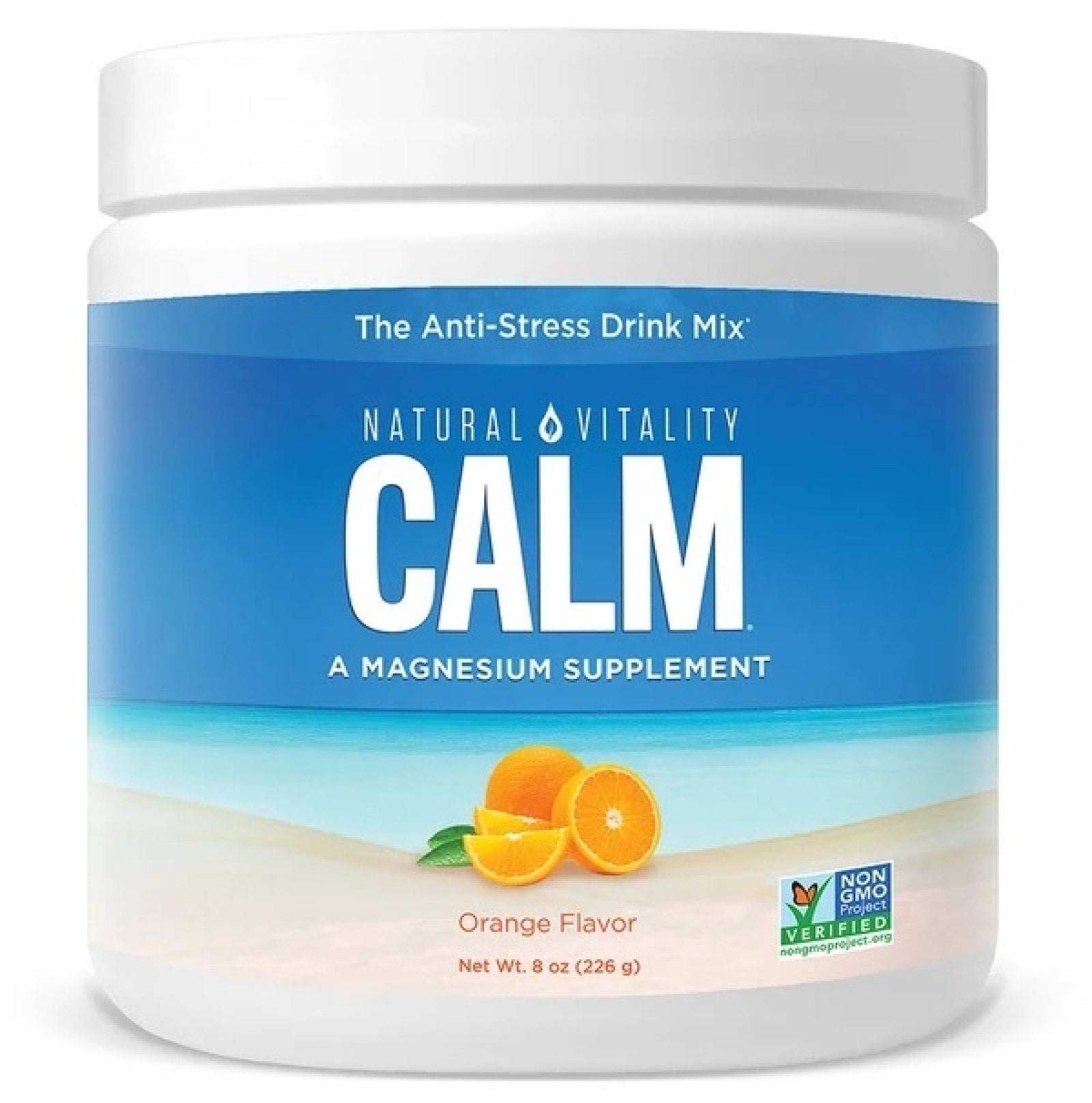 Natural Vitality Natural Calm Orange 8 oz Powder