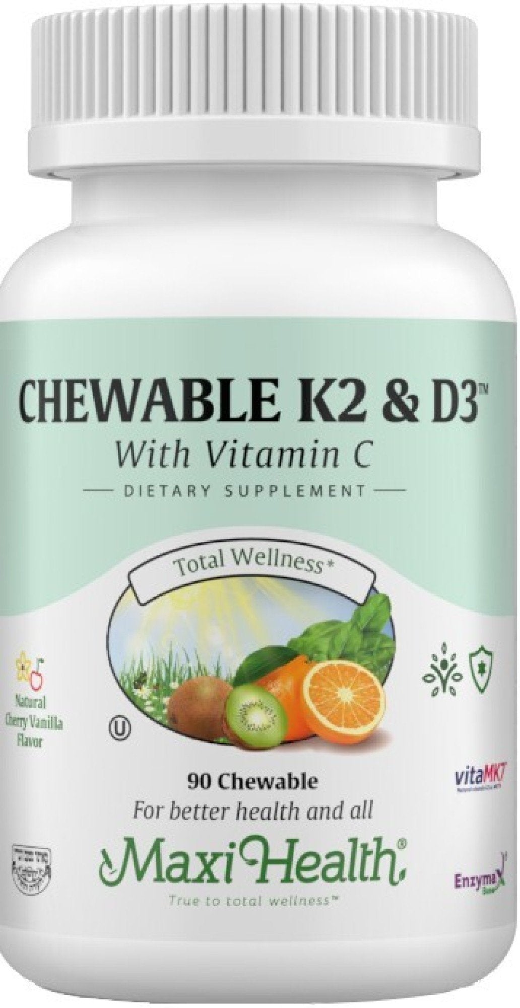 Maxi-Health Chewable K2 &amp; D3 90 Chewable