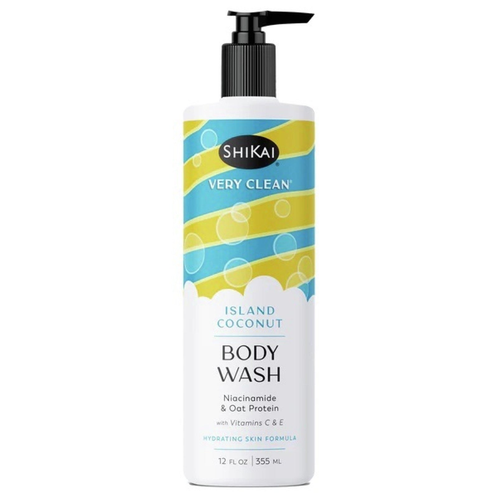 Shikai Very Clean Island Coconut Body Wash 12 oz Liquid