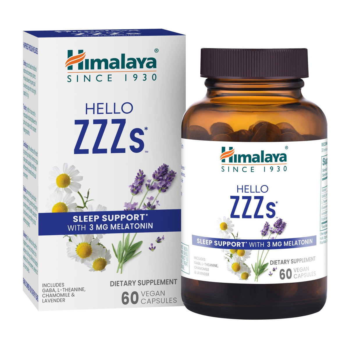 Himalaya Herbals Hello ZZZ&#39;s 60 VegCap