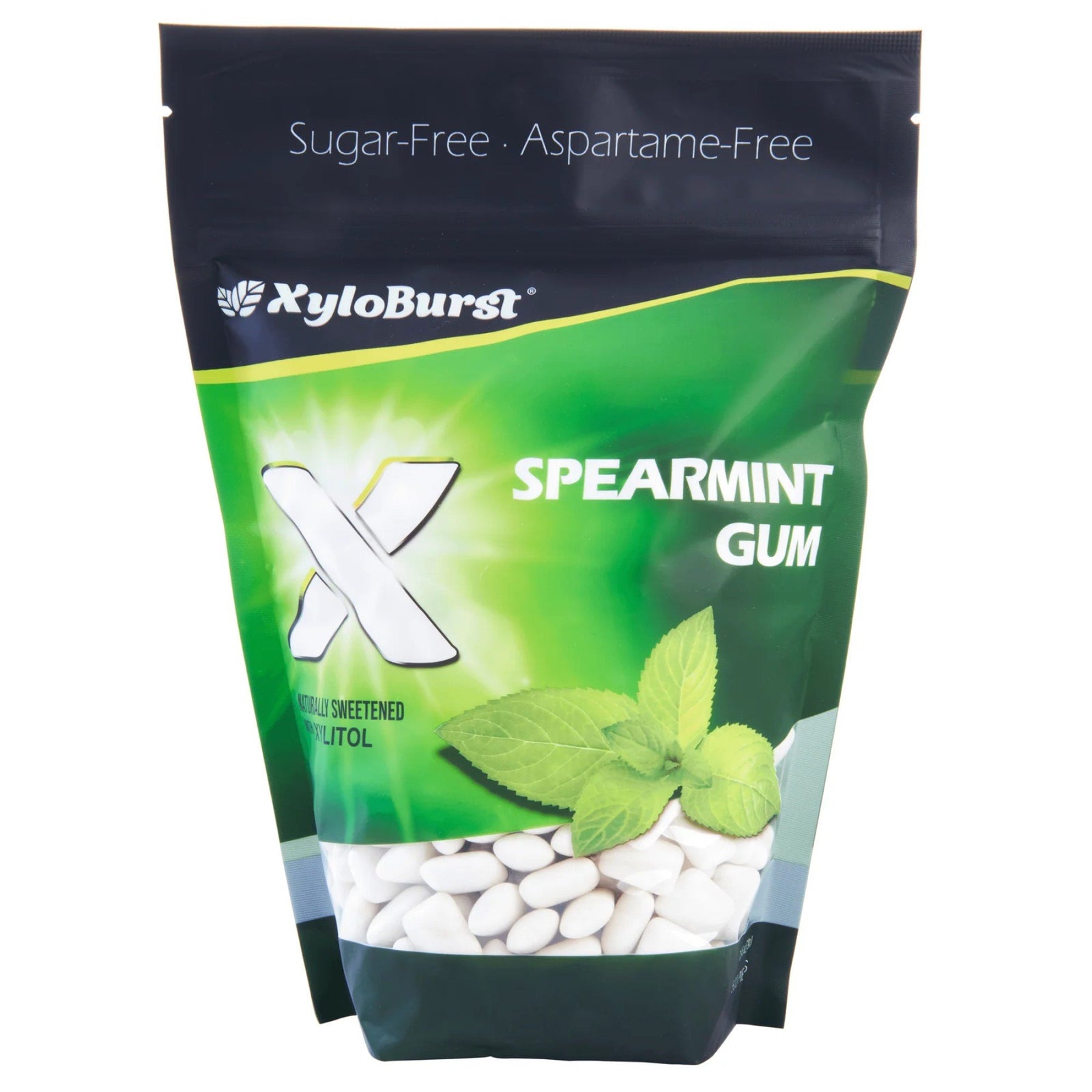 XyloBurst Spearmint Xylitol Gum Bag 500ct Gum